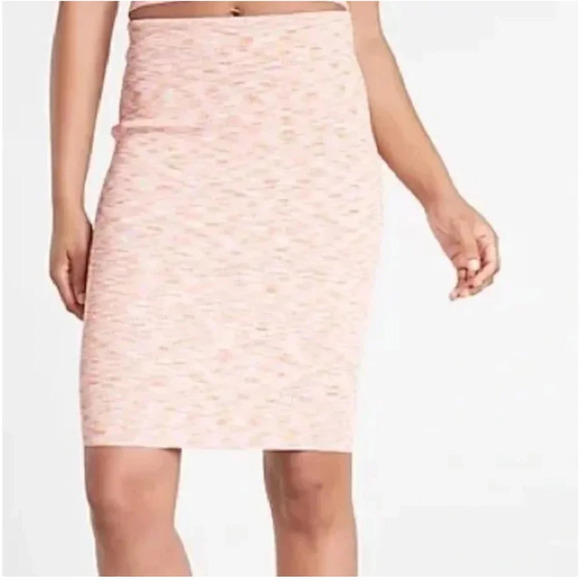 EXPRESS Body Contour Ribbed Space Dye Pencil Skirt Stretch Size Medium NEW - Picture 13 of 16